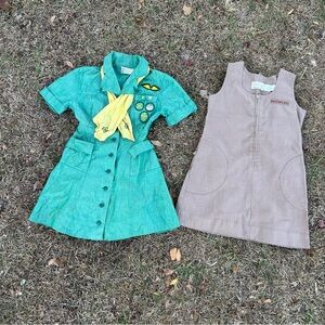 vintage 1950s-1960s Girl Scout uniform